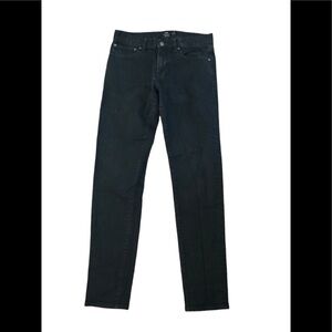 Club Monaco Ralph Lauren Luxury Black Straight Leg Jean Sz 30/32 Stretch Casual